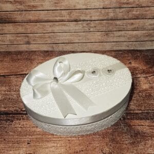 Lesena škatlica za prstane