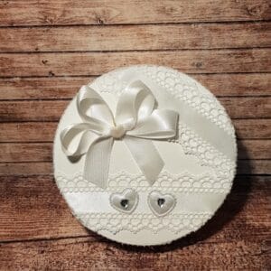 Lesena škatlica za prstane