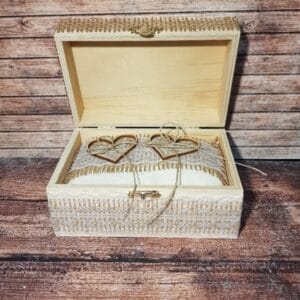 Lesene škatlice za prstane
