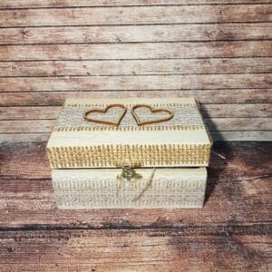 Lesene poročne škatlice za prstane