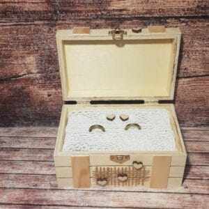 Lesene škatlice za prstane