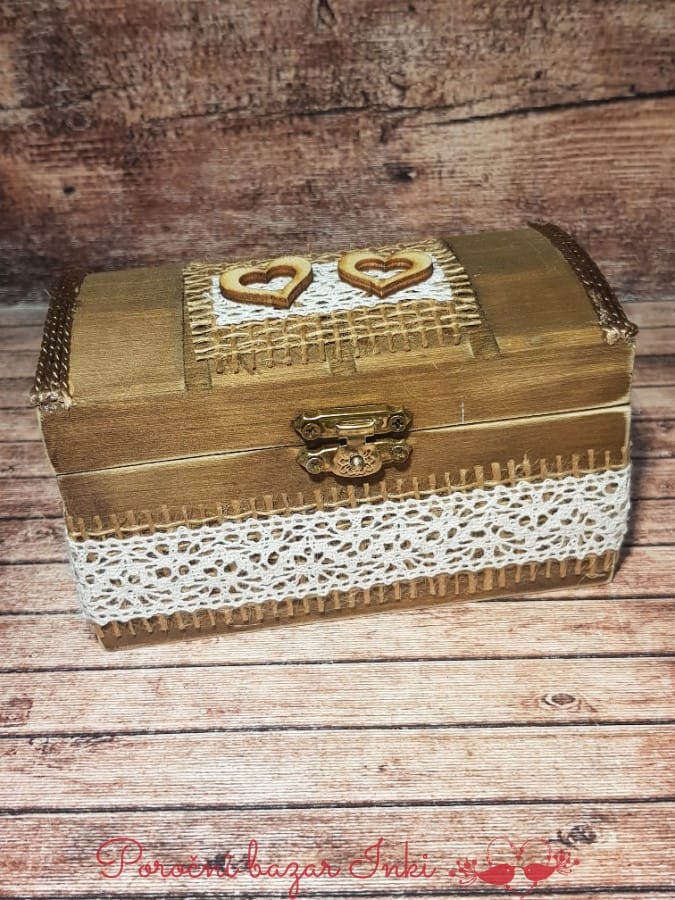 Lesene škatlice za prstane - Poročni bazar INKI Lesene škatlice za prstane