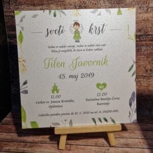 vabilo za krst