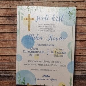 vabilo za krst