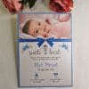 vabila za krst s fotografijo otroka