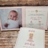 vabila za krst s fotografijo otroka