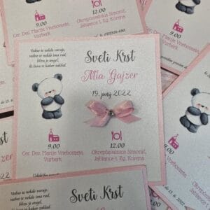 vabilo za krst