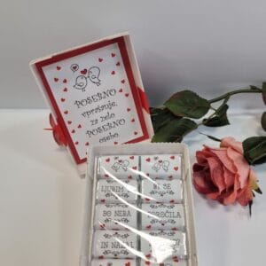 darilo s čokoladicami