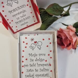 darilo s čokoladicami