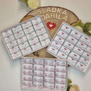 darila s čokoladicami