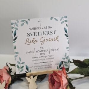 vabila za sveti krst