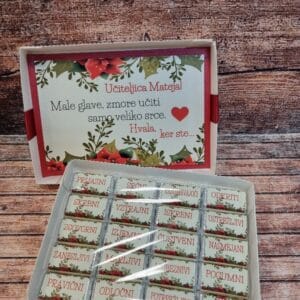 sladka darila s čokoladicami