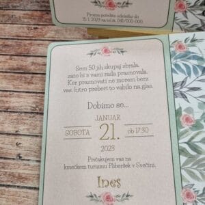 vabila za obletnice