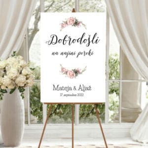tabla dobrodošlice