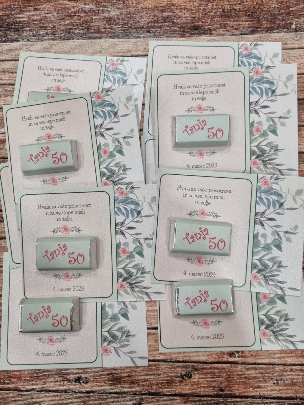 Konfeti za obletnice s čokoladico – Poročni bazar INKI konfeti za obletnice