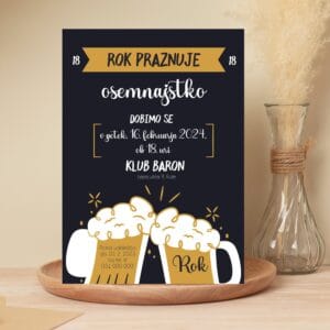 Vabilo za 18. rojstni dan