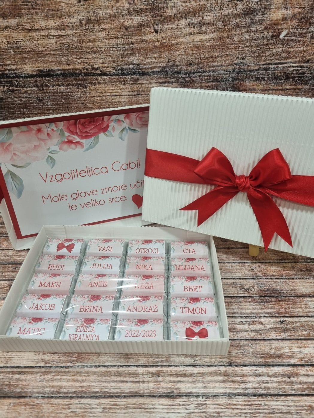 darilo s čokoladicami - Poročni bazar INKI darilo s čokoladicami