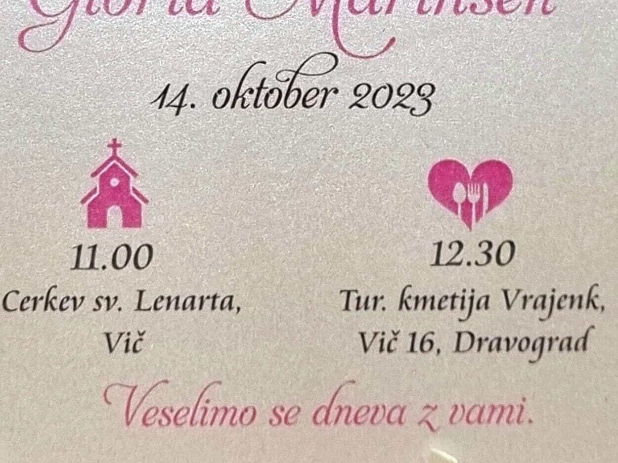 Vabilo za krst