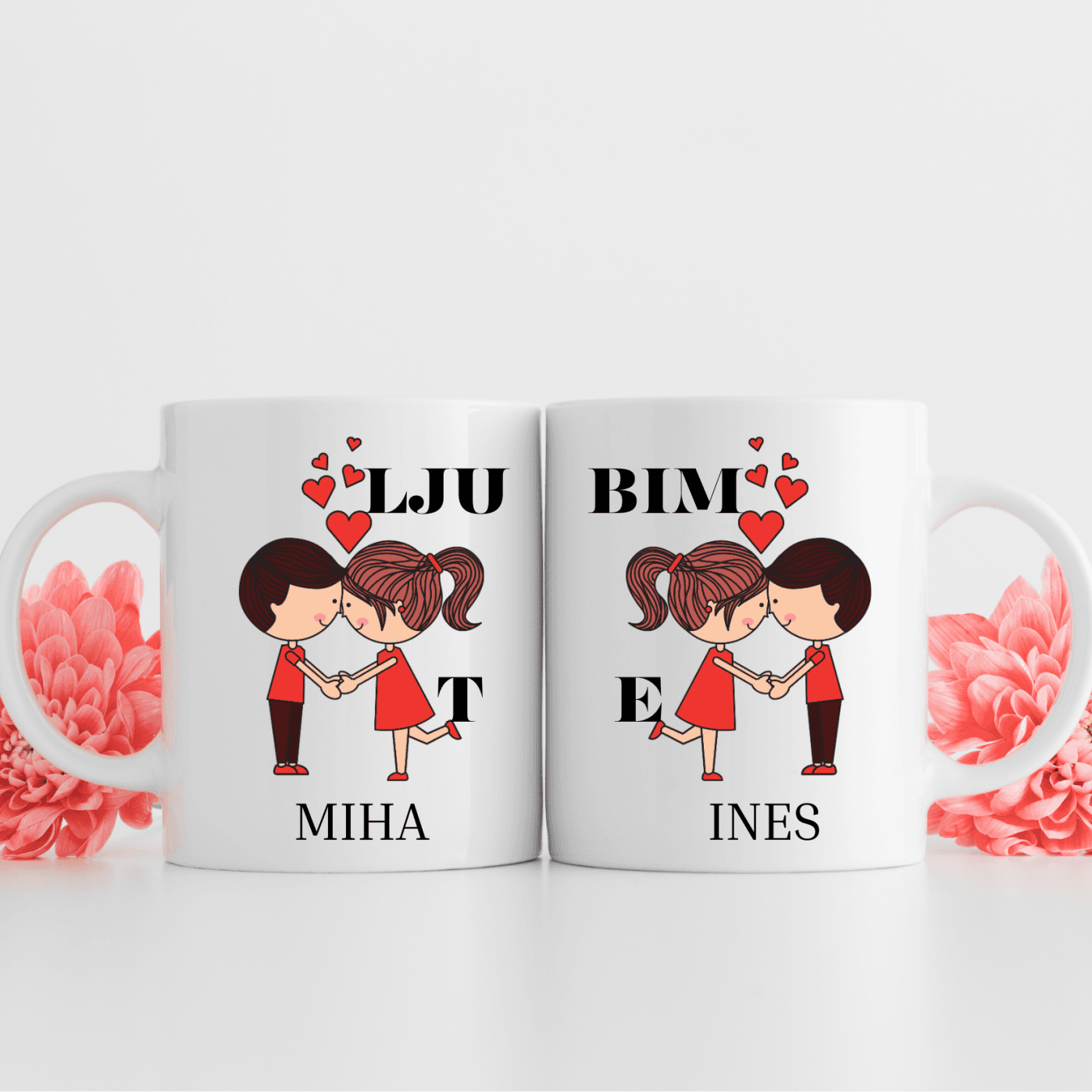 Skodelice z napisi - Poročni bazar INKI skodelice z napisi