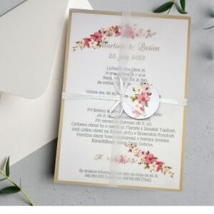 poročno vabilo v ovitku