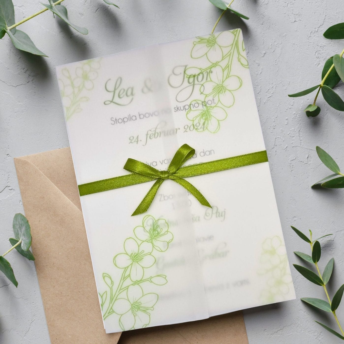 Poročno vabilo - Poročni bazar INKI poročna vabila