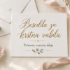 Besedila za krstna vabila – primeri, verzi in ideje