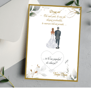 kartica presenečenja