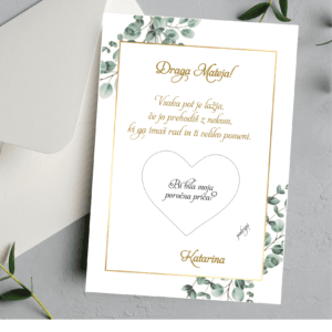 kartica presenečenja