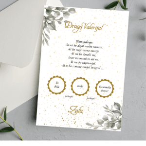 kartica presenečenja