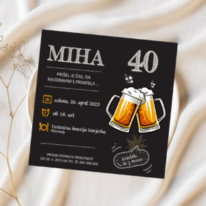 vabilo za obletnice in Abrahama