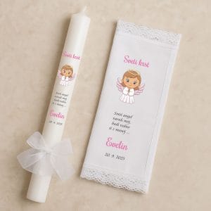 komplet prt in sveča