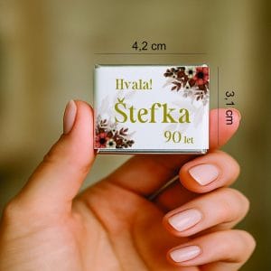 čokoladice za darilo jesenski motiv