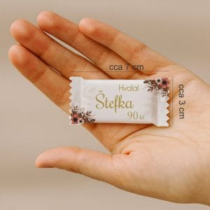 darilce v ovitku čokolada