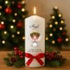 adventna sveča bela z angelom