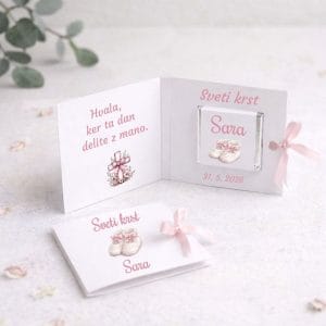 Knjiga za krst z copatki