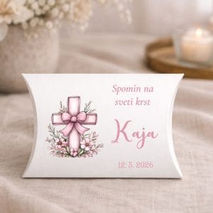 darilce za krst - krstni konfet s križcem