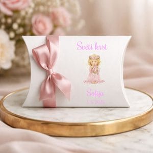 darilce za krst - krstni konfet z angelčkom