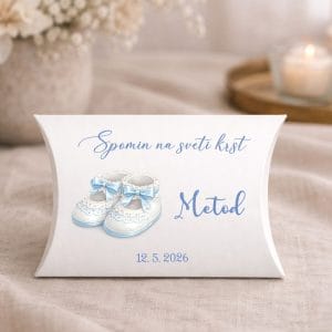 Darilce za krst s copatki