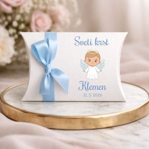 darilce za krst - krstni konfet s angelčkpm