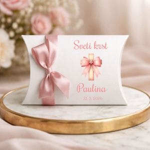 darilce za krst - krstni konfet s križcem