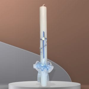 krstna sveča s križcem