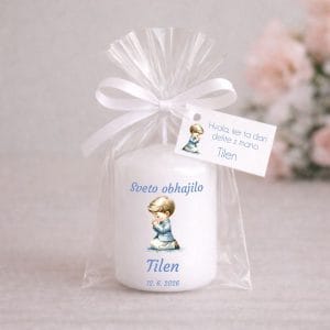 mala spominska svečka za obhajilo