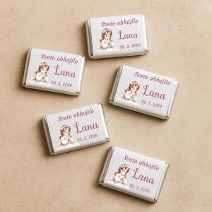mini čokoladice darila za obhajilo