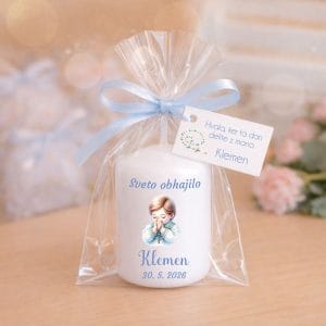 male svečke darilo za obhajilo