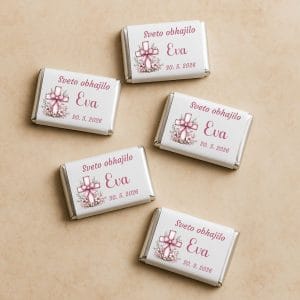 mini čokoladice darila za obhajilo